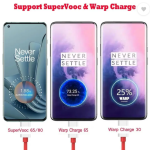 Pandaco 65 W Super VOOC 6 A Wall Charger for Mobile with Detachable Cable  (White, Red, Cable Included)