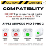 Mobie Genie Front & Back Case for Apple Air Pods Pro 2 (2022) | Air pods Pro 2nd Generation