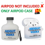 Silicone Latch Earbuds Case For PRO , Pro 2  (New VODKA 3DCartoon Character Soft Silicone Earphone Cover For Air pod PRO, PRO 2)