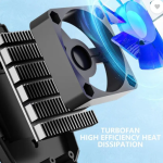 X20 1 Fan Cooling Pad with Adjustable Height  (Black)