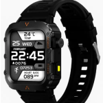 AVR Q11 Smart Watch | 1.95 Infinite Display with Magnetic Charging (Black) Smartwatch  (Black Strap