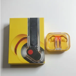 Heyuva Wireless Transparent Earbuds with New Shape Charging Case