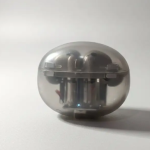 Heyuva Air dopes 191 Bass Sound Earbuds in The Ear, Crystal Transparent Designed Earbuds