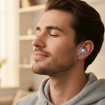 Heyuva C-M-f Wireless High Bass Sound Earbuds With Ergonomic Design