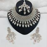 Ivory Royale Pearl Kundan Necklace Set