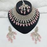 Ivory Royale Pearl Kundan Necklace Set