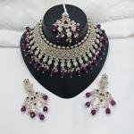 Ivory Royale Pearl Kundan Necklace Set