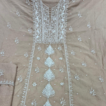 ADITI Powder Blue Pure Mulmul Chikankari Kurta Dupatta Set