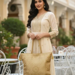 RANI Banarasi Brocade Latkan Bag