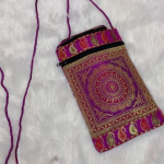 AASHI banarasi brocade mobile pouch