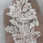 AMBA White Organza Chikankari Kurta for Women