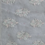 AMBA White Organza Chikankari Kurta for Women