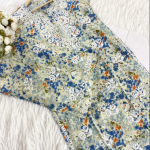 ISHANI Mulmul Cotton Printed Blue Chikankari Kurta Palazzo Set