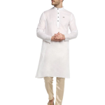 SHIVAAY White Cotton Chikankari Kurta Pyjama Set