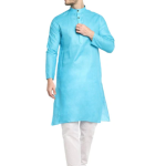 SAMEER Blue Mens Chikankari Waistcoat