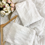 RADHIKA White Modal Chikankari 3 Piece Set