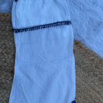 RUHANI Blue Pure Mul Cotton Chikankari Kurti and Pant Set