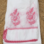 RUHANI Pink Pure Mul Cotton Chikankari Kurti and Pant Set