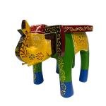 Shop Wooden Stool - Elephant Design | Elephant Table for Home  Décor
