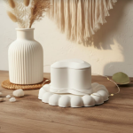 Combo 15 - round bubble tray + Vase + heart jewellery box