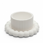 Combo 2 - round bubble tray + Zigzag Candle Holder