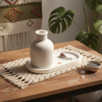 Combo 21 - Trinket tray + octagon Candle Holder + Vase