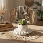 Combo 22 -  bubble tray + VASE + hexagon Candle Holder