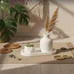 Combo 22 - Trinket tray + hexagon Candle Holder + Vase