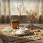 Combo 4 -  bubble tray + Round Candle Holder