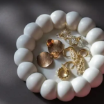 Combo 6 - round bubble tray + octagon Candle Holder