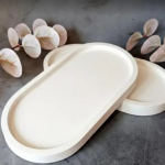 Trinket tray + heart candle holder