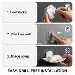 Self-Adhesive Soap Holder for Bathroom