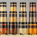 Durable 12-Piece Airtight Kitchen Storage Containers - Clear Plastic Set with Free Spoons