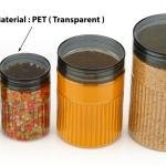 Airtight Food Storage Container Set | Stackable BPA-Free Plastic Jars