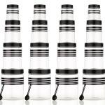 Durable 24-Piece Airtight Kitchen Storage Containers - Clear Plastic Set with Free Spoons