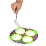 Premium Silicone Idli I Idly Maker I Idli Liners Original, Green | | Multipurpose- Dhokla Maker | Cupcake I Muffin Maker | Non -Stick |