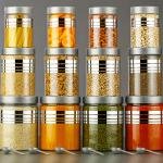 Durable 12-Piece Airtight Kitchen Storage Containers - Clear Plastic Set with Free Spoons