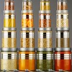 Durable 16-Piece Airtight Kitchen Storage Containers - Clear Plastic Set with Free Spoons