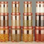 Durable 12-Piece Airtight Kitchen Storage Containers - Clear Plastic Set with Free Spoons