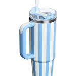 Tumbler with Handle and Straw 30 oz with Cleaning Brush for Stanley Adventure Tumbler Accessories Holder Compatible for Travel | Insulated Stainless Steel Cup