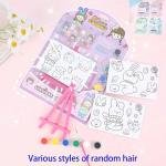 Painting Canvas for Boys & Girls Arts Canvas Painting Kit, Canvas Board with Stand, Water Colour, Sticker and Paint Brush, Canvas Board for Kids