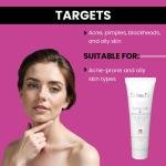 Sebogel Salicylic Acid & Nicotinamide Gel for Pimples and Oily Skin, 30gm - Pack of 2-Paraben Free