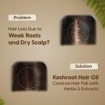 Keshroot Hair Growth Combo – 100ml Herbal Oil with 30 Tablets Pack for Beautiful and shining Hair for Men & Women-Deep Nourishment
