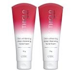 Ethiglo Deep Cleansing Facial Foam Face Wash (Pack of 2 x 70ml) - For Brightening, Excess Oil Control & Smooth, Soft Skin.