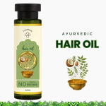 Trustmeds 10-Herb Ayurvedic Hair Oil 100ml - For Hair Fall Control, Growth, Scalp Nourishment & Dandruff.