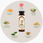 Trustmeds Ayurvedic Powder-to-Foam Face & Body Wash 50g - Neem, Sandalwood & Multani Mitti Ubtan for Skin Brightening.