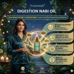 Digestion Nabhi Oil (15ml) - 100% Cold Pressed Belly Button Oil for Bloating & Gas Relief | Infused with Hing, Ajwain & Ginger