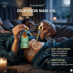 Digestion Nabhi Oil (15ml) - 100% Cold Pressed Belly Button Oil for Bloating & Gas Relief | Infused with Hing, Ajwain & Ginger
