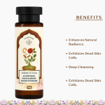 Ayurvedic Face & Body Wash Powder (50g) | Powder-to-Foam Ubtan with Multani Mitti, Sandalwood & Rose
