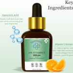 10% Vitamin C Face Serum for Glowing Skin (30ml) – with Ethyl Ascorbic Acid & Hyaluronic Acid for Skin Brightening